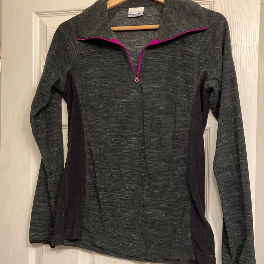 Columbia Half Zip Dark Grey
